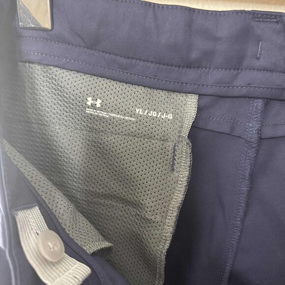 Under Armour Youth Boy's Shorts Casual Dark Blue Youth Large - Picture 5 of 9